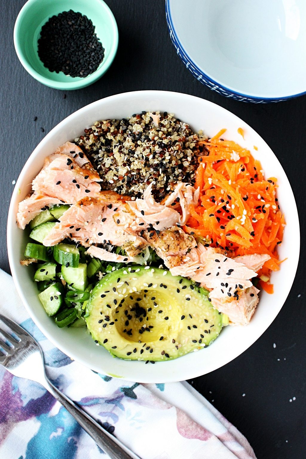 salmon poke bowl