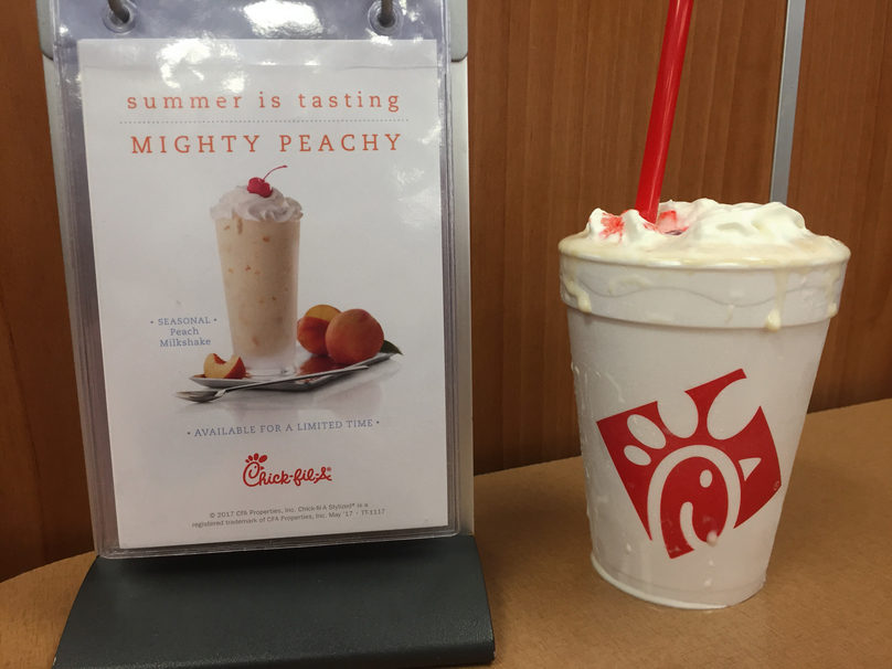 chick fil a milkshakes flavors